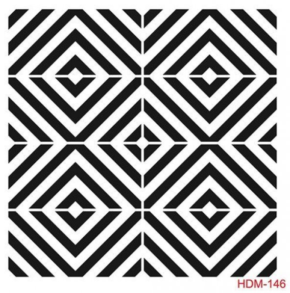Cadence Home Decor Midi Stencil Boyama Şablonu 25x25 cm. HDM-146