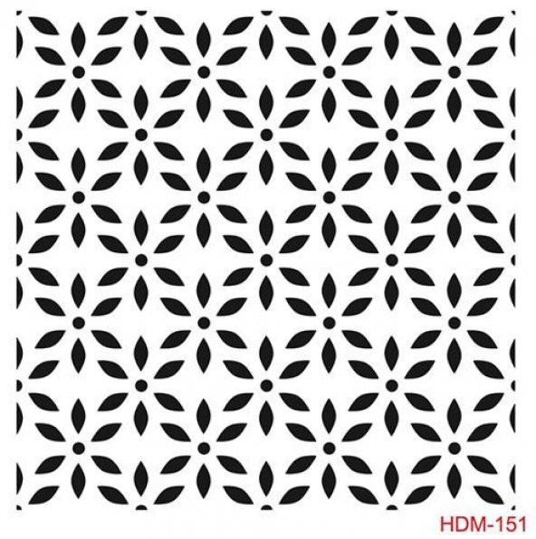 Cadence Home Decor Midi Stencil Boyama Şablonu 25x25 cm. HDM-150