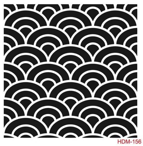 Cadence Home Decor Midi Stencil Boyama Şablonu 25x25 cm. HDM-156