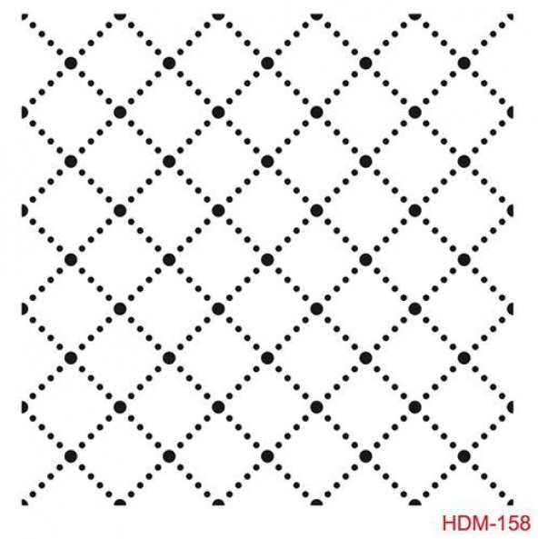 Cadence Home Decor Midi Stencil Boyama Şablonu 25x25 cm. HDM-158