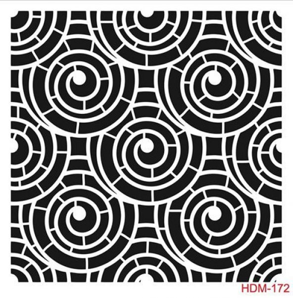 Cadence Home Decor Midi Stencil Boyama Şablonu 25x25 cm. HDM-172