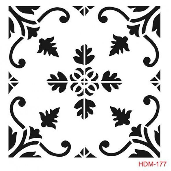 Cadence Home Decor Midi Stencil Boyama Şablonu 25x25 cm. HDM-177
