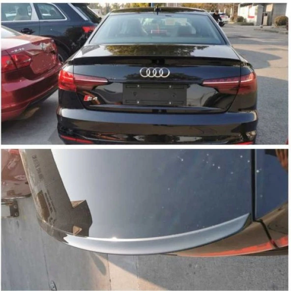 Çmk Audi A4 2019+S4 Spoiler Parlak Siyah