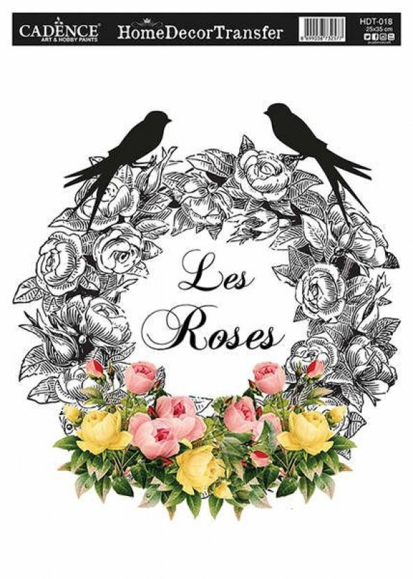 Cadence Home Decor Transfer 25x35 cm. HDT-018