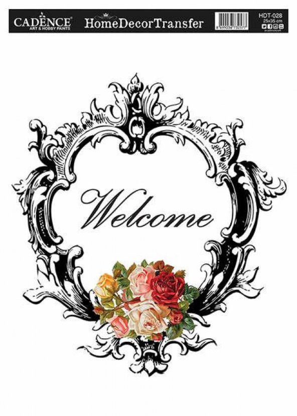 Cadence Home Decor Transfer 25x35 cm. HDT-028