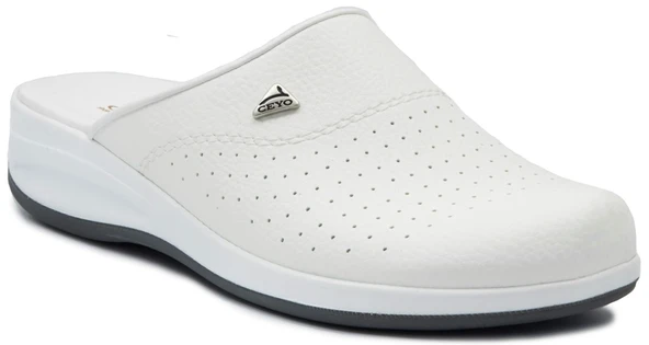 Ceyo 1613 8Y 9844  Beyaz Bayan Ayakkabı Terlik-Sandalet ürün görseli