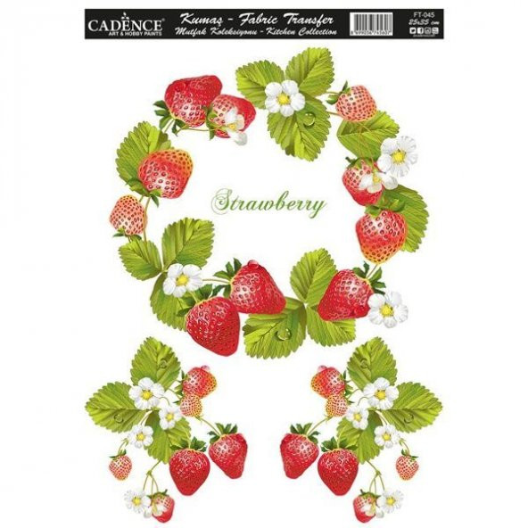 Cadence Kumaş Transfer 25x35 cm. FT-45