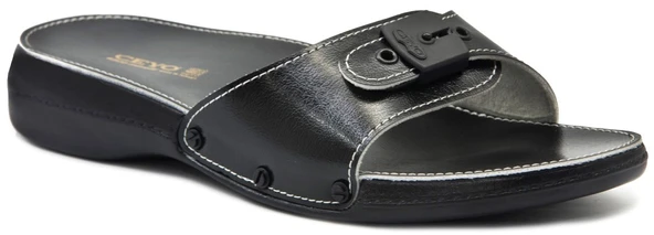 Ceyo Mınellı 6500 Siyah Bayan Ayakkabı Terlik-Sandalet ürün görseli