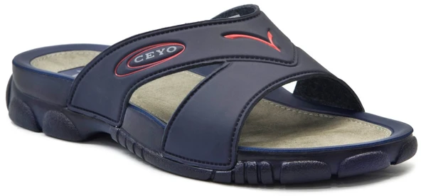 Ceyo Ceyo 8Y 3200 1 Lacivert Erkek Ayakkabı Erkek Terlik-Sandalet