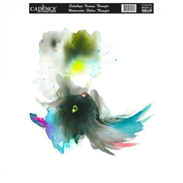 Cadence Suluboya Kumaş Transfer 25x35 cm. KTSB-006 ürün görseli