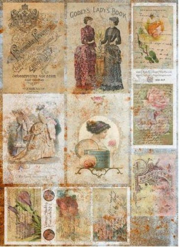 Cadence Pirinç Dekopaj Kağıdı Model 324 ürün görseli 1