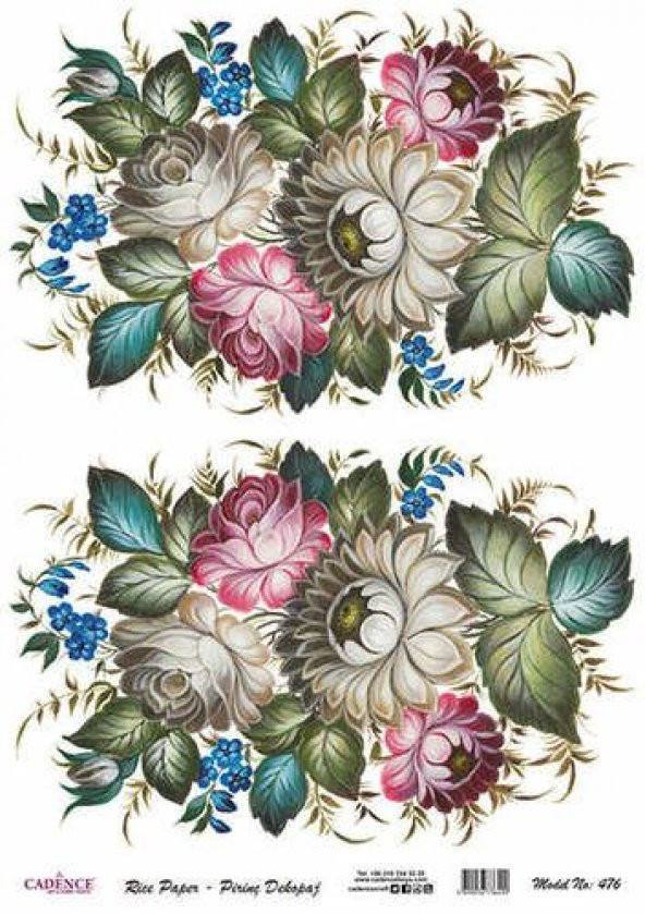 Cadence Pirinç Dekopaj Kağıdı Model 476