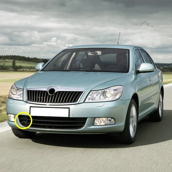 Skoda Octavia 2009-2012 Ön Tampon Alt Izgara Sağ Parça 1Z0853666C