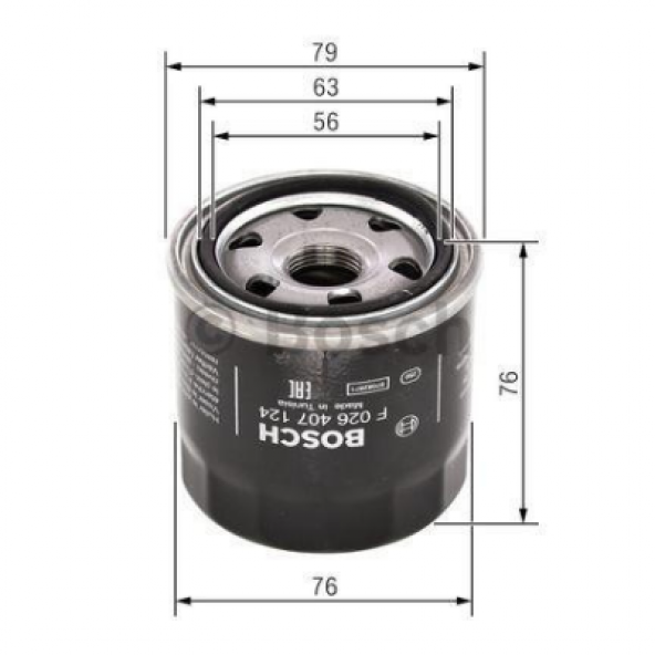 Yağ Filtresi Hyundaı Kıa Sportage 1.4 Benzinli F026407124 Bosch ürün görseli