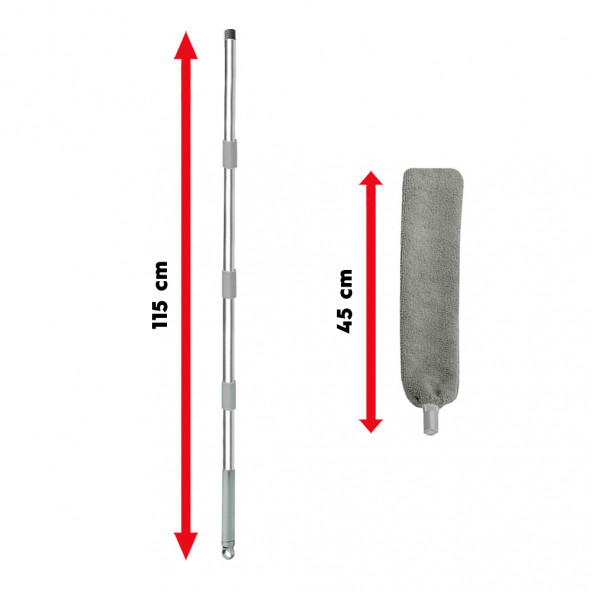 Smarter Dip Köşe Toz Toplayıcı Esnek Mop Mikrofiber Paspas - 3