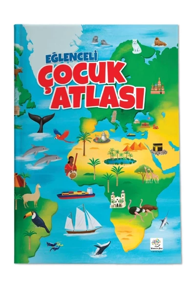 Y.Z. Eğlenceli Çocuk Atlası (Dev Boy, Karton Kapak, Renkli, Eğlenceli, Eğitici)