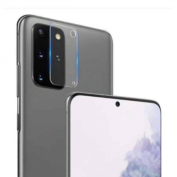 Ally Samsung Galaxy S20 +Plus Tempered Cam Kamera Koruyucu - Resim 2