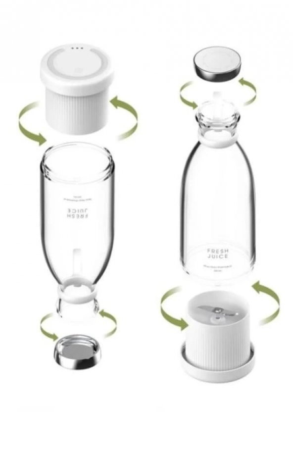 Mini Meyve Sıkacağı Taşınabilir USB Elektrikli Blender - 5