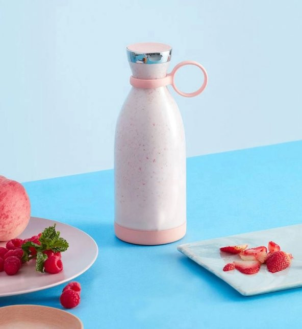 Mini Meyve Sıkacağı Taşınabilir USB Elektrikli Blender - 11