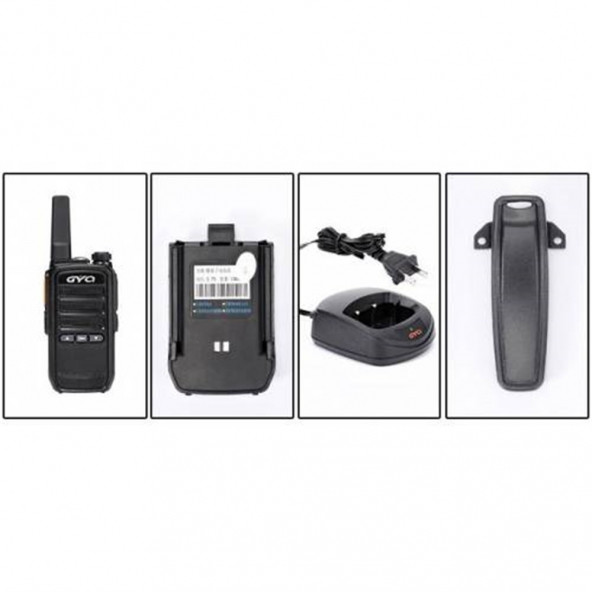 GYQ Q75 Pmr El Telsizi 15 KM Mesafeli Sarı (Tekli Paket) - 2