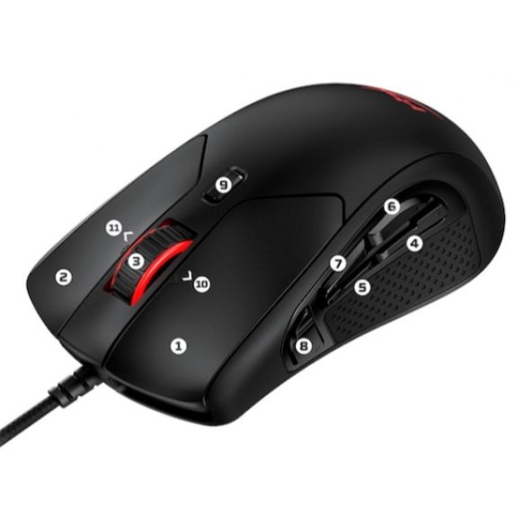 HyperX Pulsefire Raid HX-MC005B Kablolu Oyuncu Mouse - 3