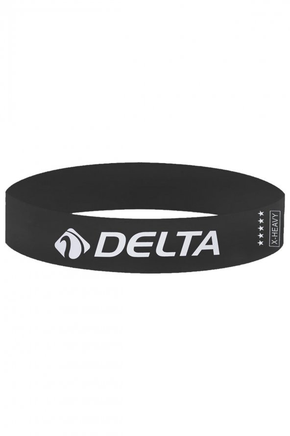 Delta Latex Ekstra Yüksek Sert Aerobik Pilates Direnç Egzersiz Bandı Squat Lastiği (Uç Kısmı Kapalı)