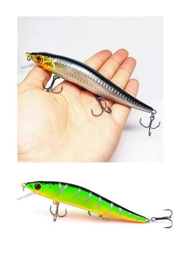 Rapala Lures Yapay Suni Balık Yemi Turna Levrek Lüfer yem Lrf Yem 2 Adet 14cm 23gr - 1