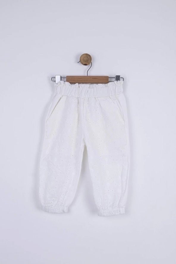 NK Kids Ekru Kız Bebek Safir Pantolon