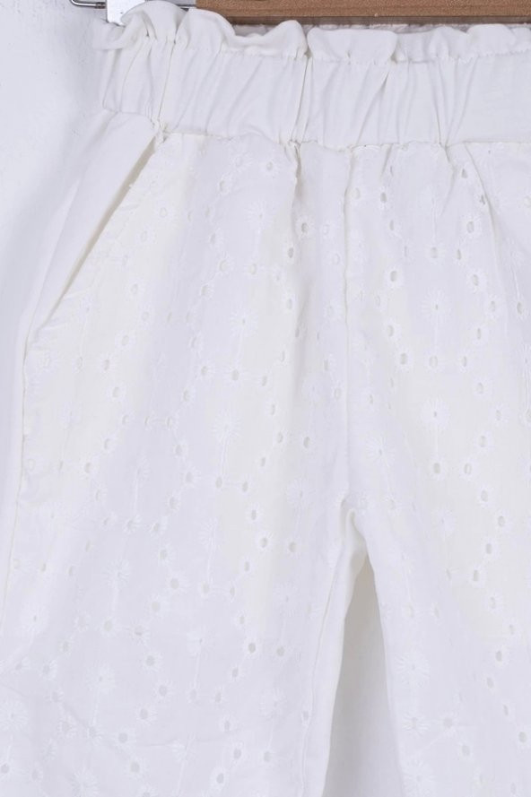 NK Kids Ekru Kız Bebek Safir Pantolon - 2