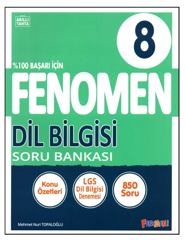 Fenomen 8. Sınıf LGS Dil Bilgisi Soru Bankası