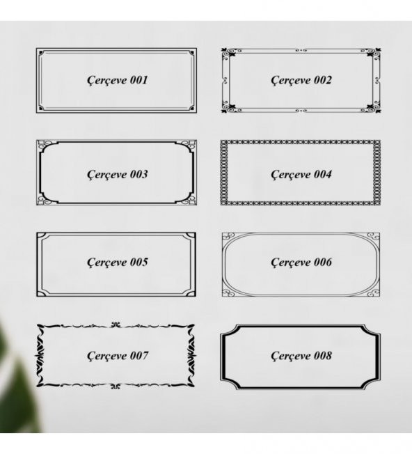 Kristal Cam Masa İsimliği HK2672 - Resim 5