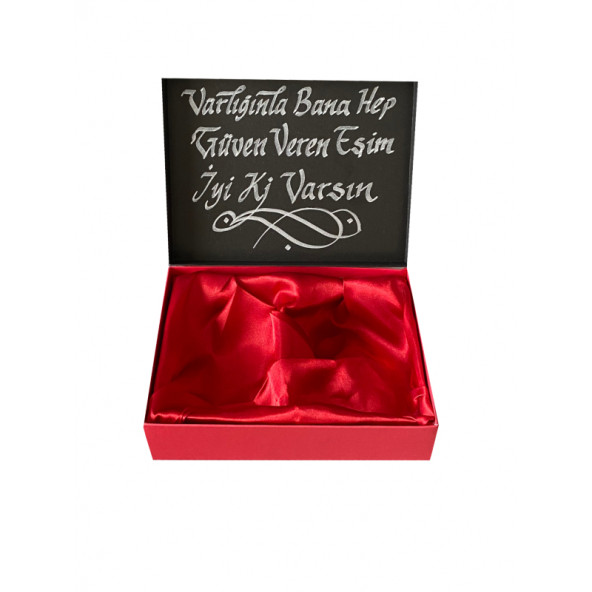 ERKEK HEDİYE SİYAH CÜZDAN-KARTLIK-KEMER-HARFLİ TESBİH-3 ADET BİLEKLİK - 2