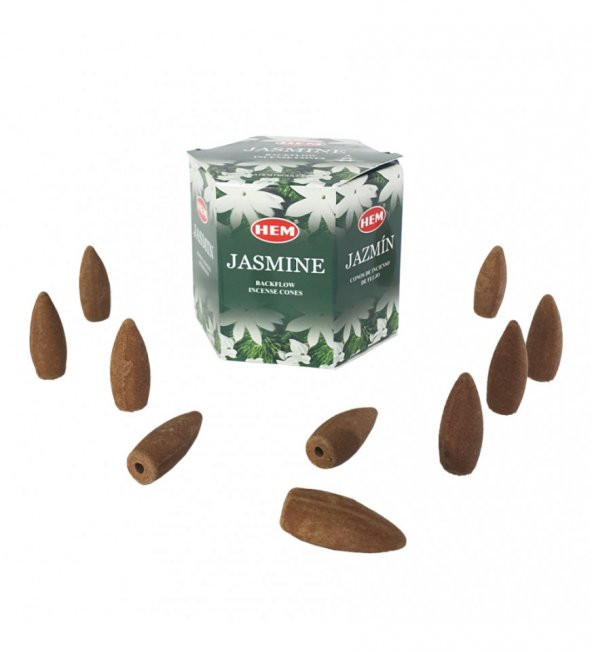 Yasemin (Jasmine) Geri Akış Şelale 10'lu Tütsü Mumu