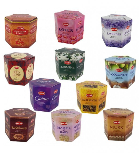 Yasemin (Jasmine) Geri Akış Şelale 10'lu Tütsü Mumu - 2