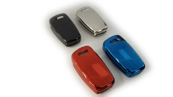 Audi A1-A3-A4-A6-Q1-Q3 Sustalı Plastik Anahtar Kılıfı Koruma Kabı - Resim 2