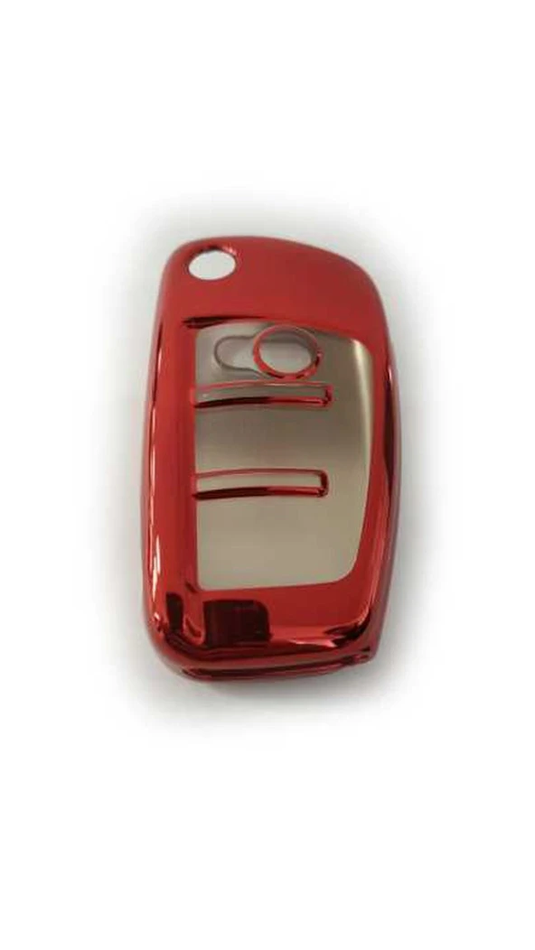 Audi A1-A3-A4-A6-Q1-Q3 Sustalı Plastik Anahtar Kılıfı Koruma Kabı - Resim 5