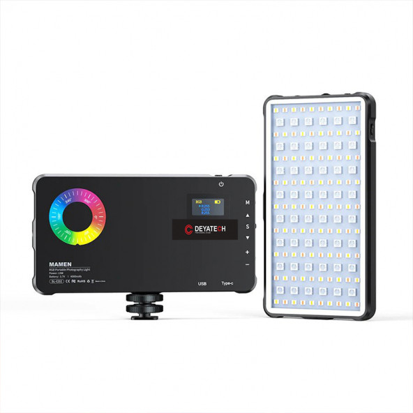 Deyatech RGB Led Işık 8500k 4000mAh Taşınabilir Fotoğraf & Video Çekim Youtube Tiktok Ambiyans Işığı - 2