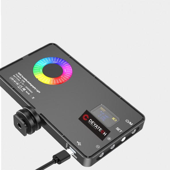Deyatech RGB Led Işık 8500k 4000mAh Taşınabilir Fotoğraf & Video Çekim Youtube Tiktok Ambiyans Işığı - 3