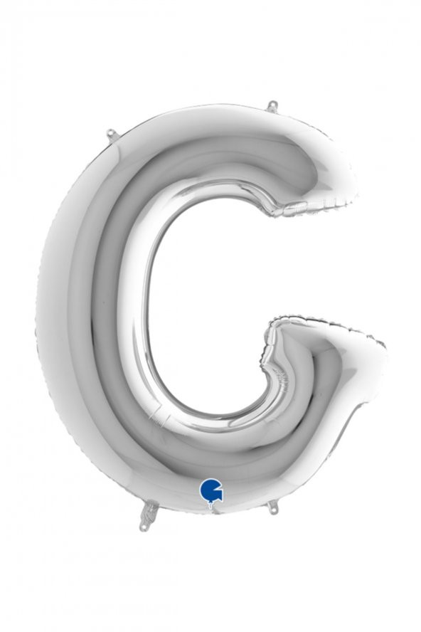 Folyo Harf Balon G Gümüş 40 inç 101 cm