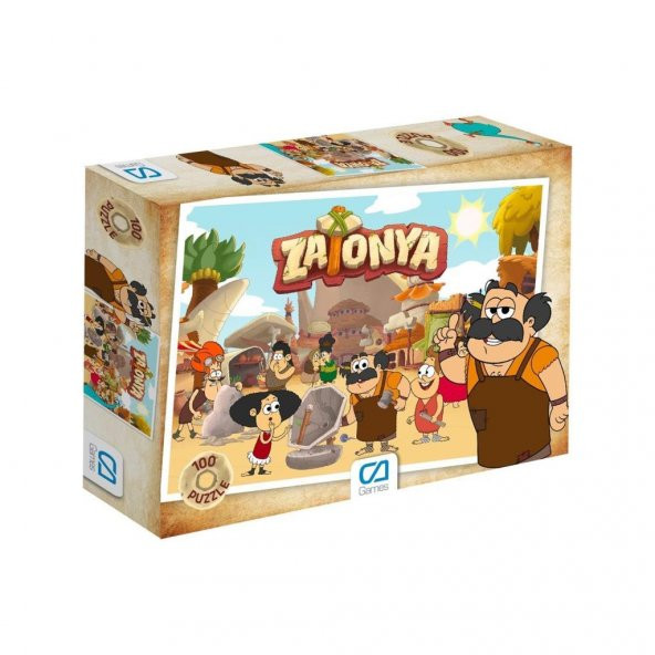 Ca Games Zatonya 100 Parça Puzzle CA.5141 Zatonya Çizgi Film Puzzle