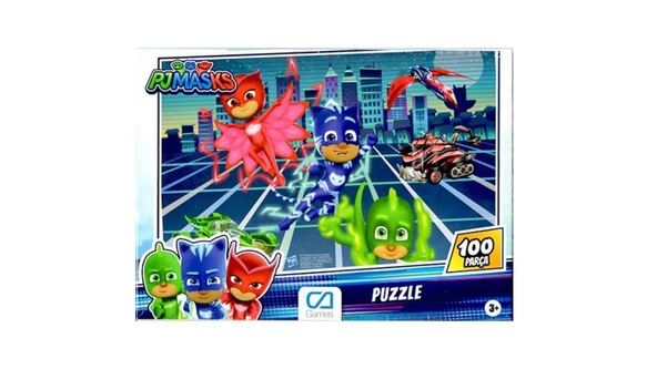 Ca Games Pjmasks 100 Parça Kutulu Puzzle CA.5194 Pjmasks Çizgi Film Puzzle
