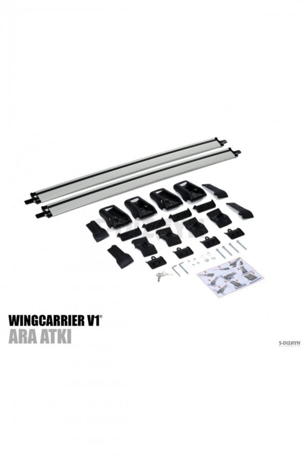 Vw Tiguan Ara Atkı Wingcarrier V1 Gri 2016 Üzeri - 2