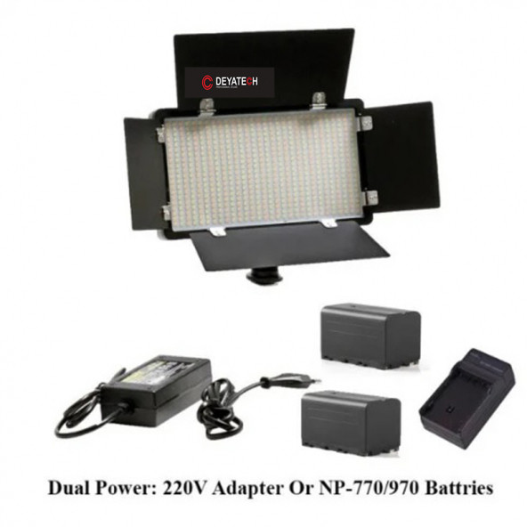 Deyatech 2'li Pro Led 800 Video YouTube Çekim Işığı - 3