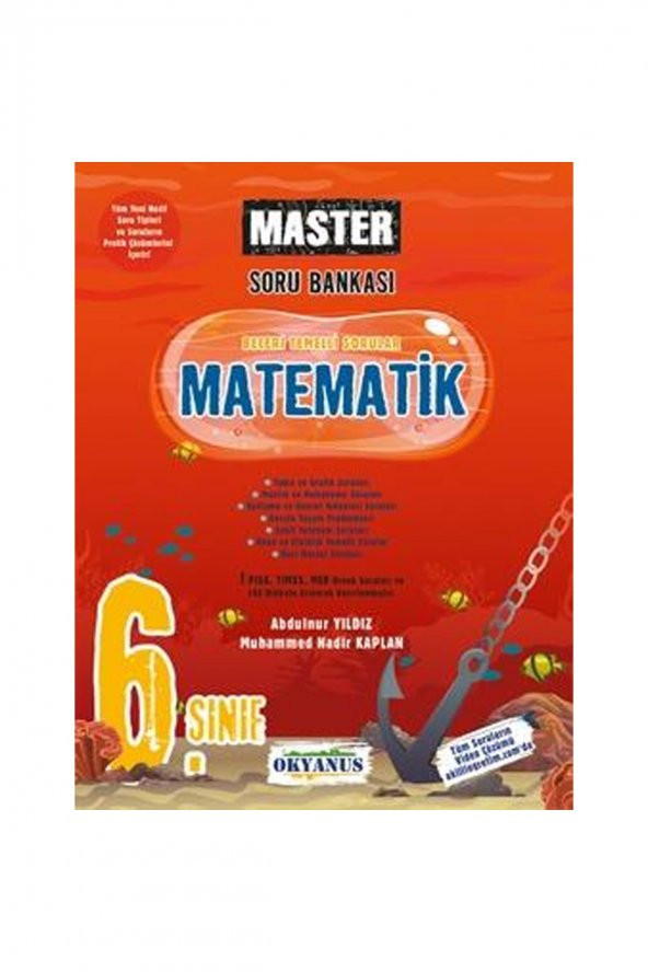 Okyanus 6. Sınıf Master Matematik Soru Bankası