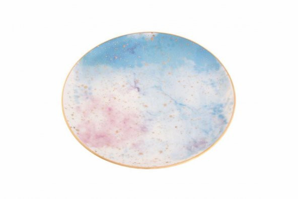 Porland Cosmos Desen5 Düz Tabak 20 cm 04ALM003406 - Resim 2