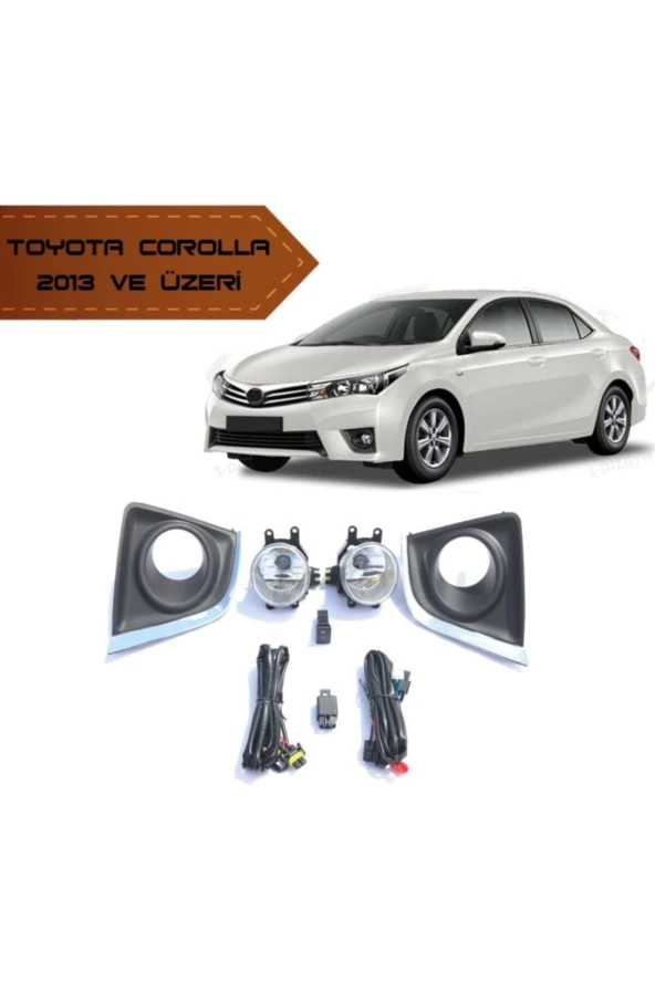 Toyota Corolla Sis Lambası Farı 2013 - 2014 - 2015 - 2016 Komple Set - Resim 2