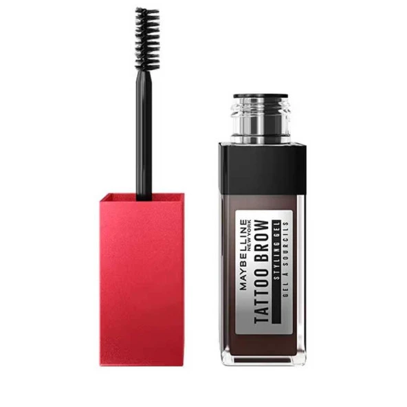 Maybellıne Tattoo Brow Stylıng Gel Kaş Maskarası 260 Deep Brown