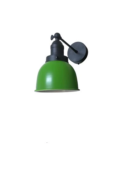 Dylight Retro Metal Dekoratif Rustik Akrobatik Yeşil Mafsallı Duvar Aplik - Resim 2