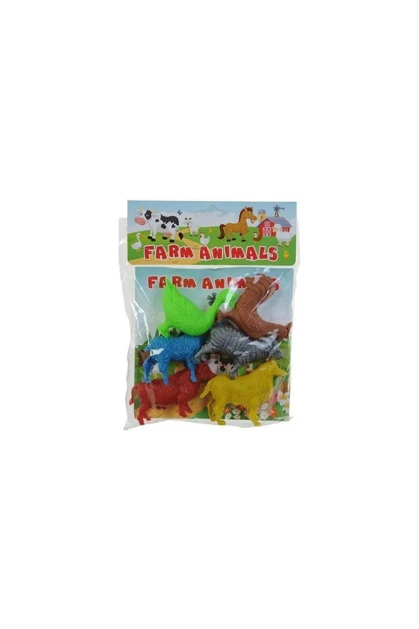 Heroes Toys Çiftlik Hayvanları Poşette Plastik Çiftlik Hayvanları