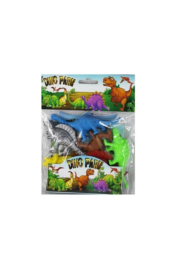 Heroes Toys Poşette 6 Lı Dinazor Seti Plastik